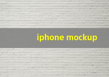 iphone mockup